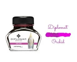 Diplomat Octopus Fountain Pen Ink Bottle, 30ml, Orchid