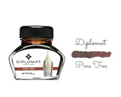 Diplomat Octopus Fountain Pen Ink Bottle, 30ml, Pine Tree