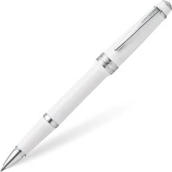 Cross® Cross Bailey Light Rollerball Pen, Polished White & Chrome