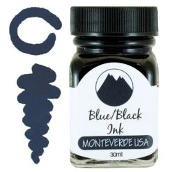 Monteverde 30ml Fountain Pen Ink Bottle, Blue Black
