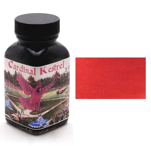 Noodlers Fountain Pen Ink Bottle - Cardinal Kestrel 1 Noodlers Fountain Pen Ink Bottle - Cardinal Kestrel