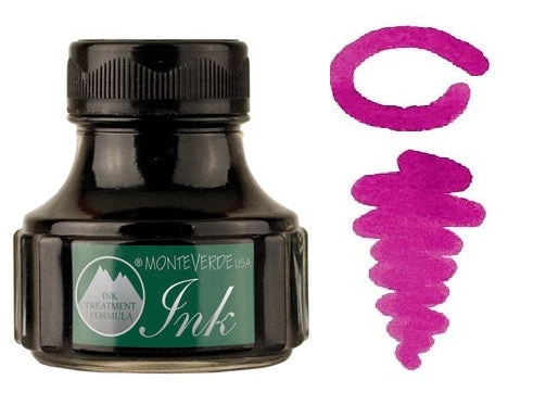 Monteverde 90ml Gemstone Fountain Pen Ink Bottle, Garnet 1 Monteverde 90ml Gemstone Fountain Pen Ink Bottle, Garnet