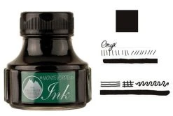 Monteverde 90ml Gemstone Fountain Pen Ink Bottle, Onyx