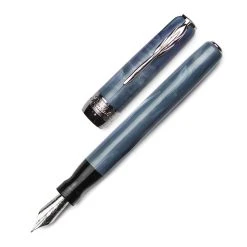 Pineider Full Metal Jacket Fountain Pen, Sugar Paper, Fine Nib