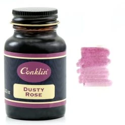 Conklin Classic Fountain Pen Ink Bottle, Dusty Rose, 60ml Glass Bottle
