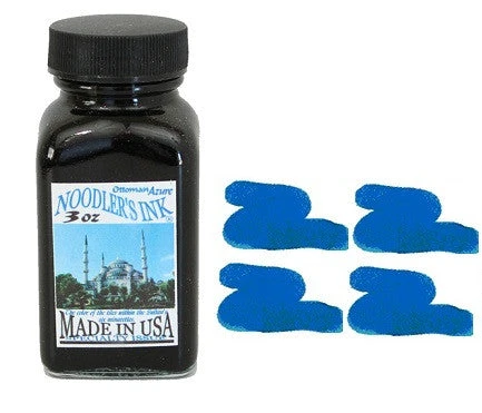 Noodlers Fountain Pen Ink Bottle - Ottoman Azure 1 Noodlers Fountain Pen Ink Bottle - Ottoman Azure